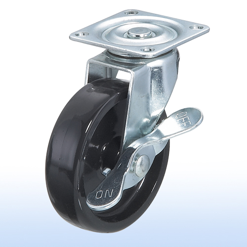 
中型腳輪
3” x 7/8 平板活動煞車輪 
型號: N-07
3” x 7/8 Flat-plate Swivel Caster w/Brake
