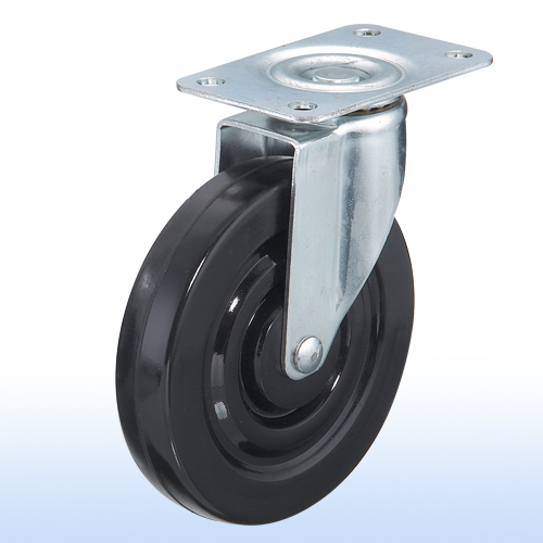 重型腳輪
5”x 1 平板活動煞車輪 
型號: B-07
5”x 1 Flat-plate Swivel Caster w/Brake
